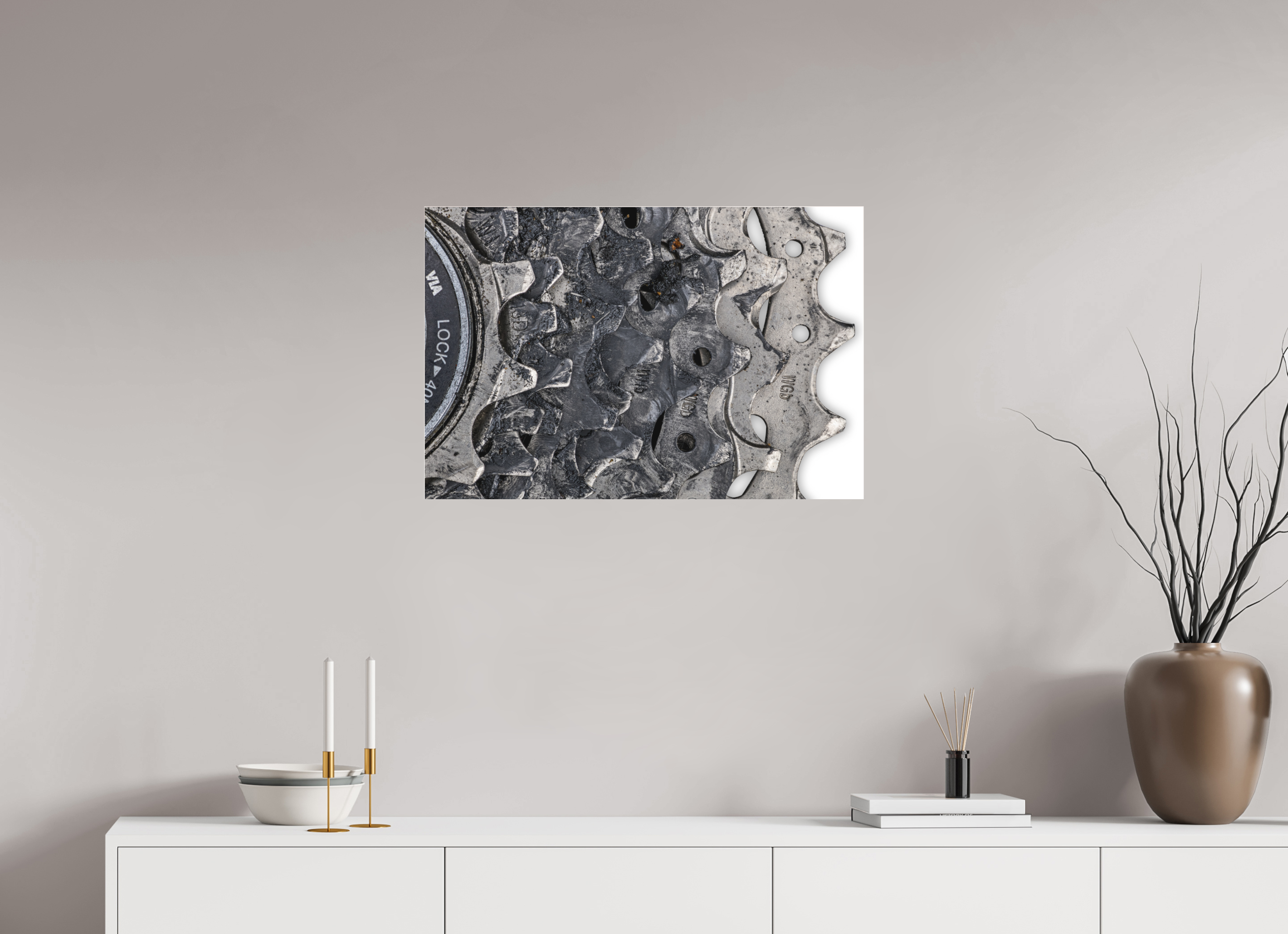 75 x 50 cm, Acrylglas Fine Art Pigmentdruck Cassette  - Detail