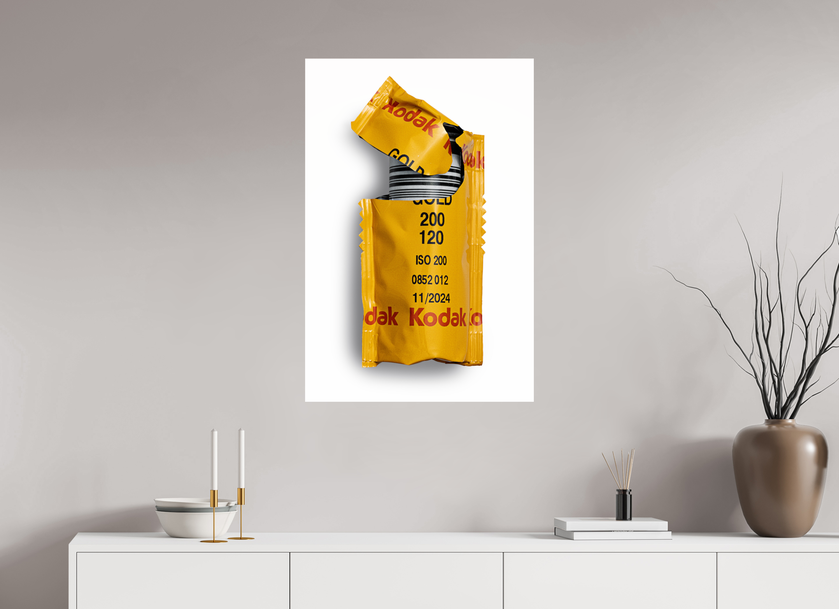 60 x 90 cm, Photo Print Under Acrylic Glass Film 120mm