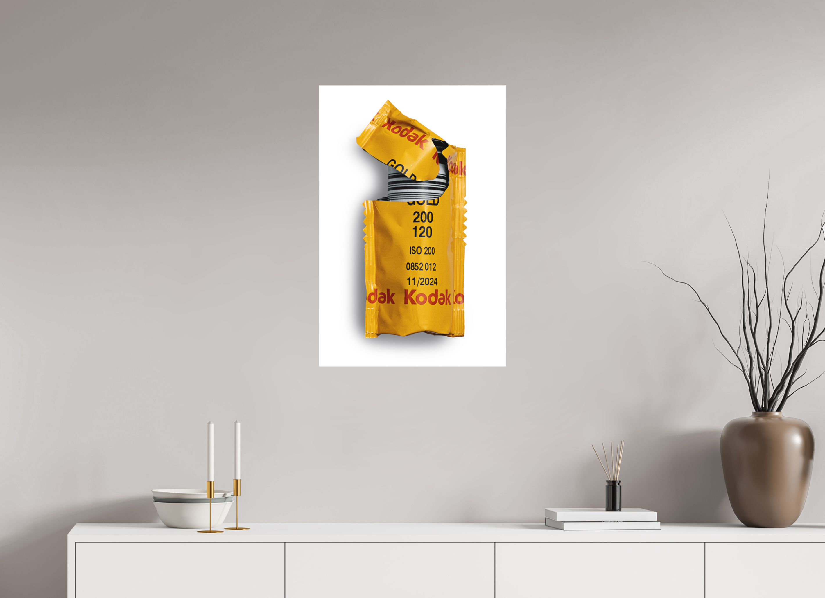 50 x 75 cm, Acrylglas Fine Art Pigmentdruck Film 120mm