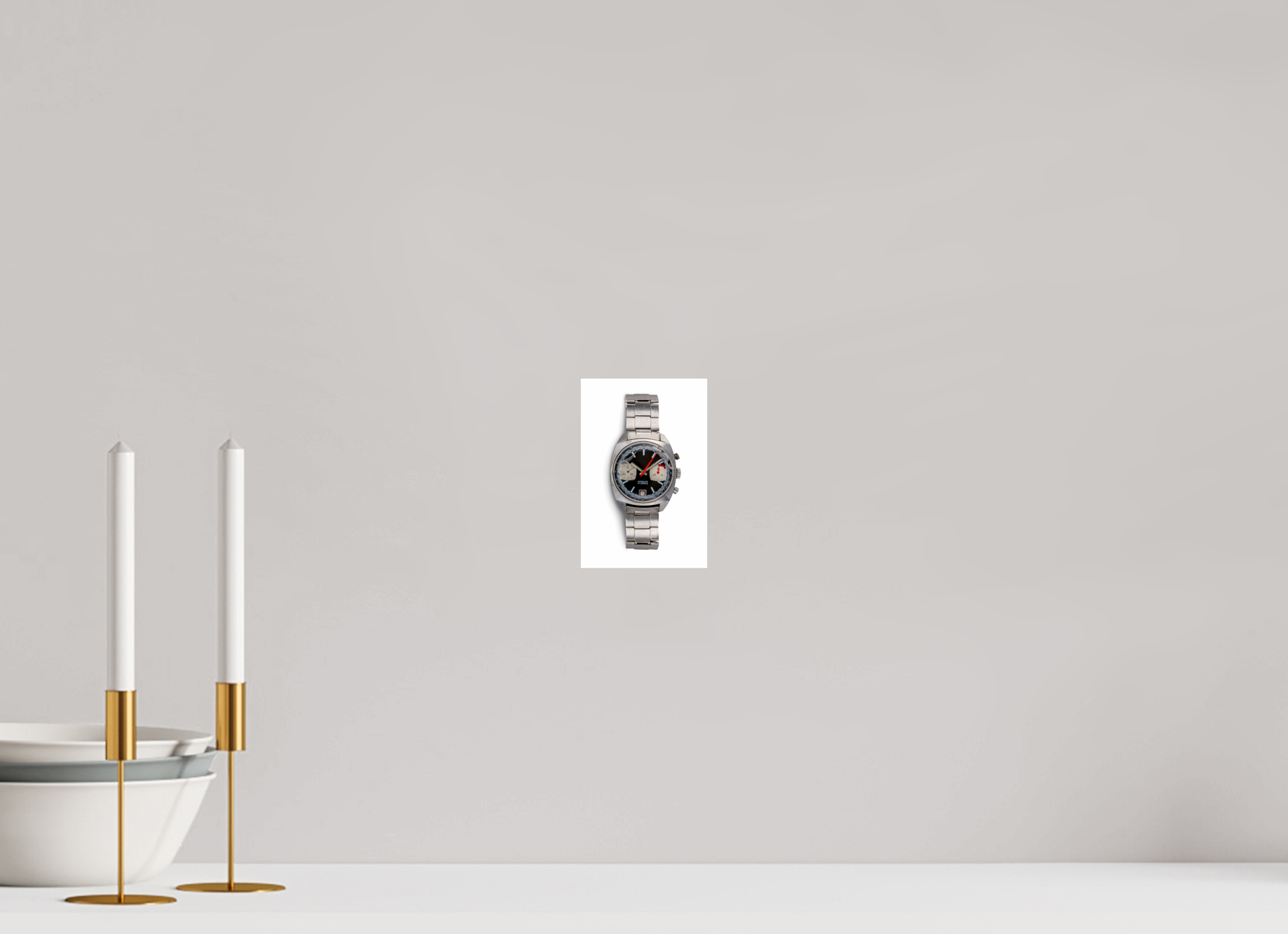 10 x 15 cm, Baryta - Fine Art Armbanduhr - 50 Jahre alt. Die Hommage.