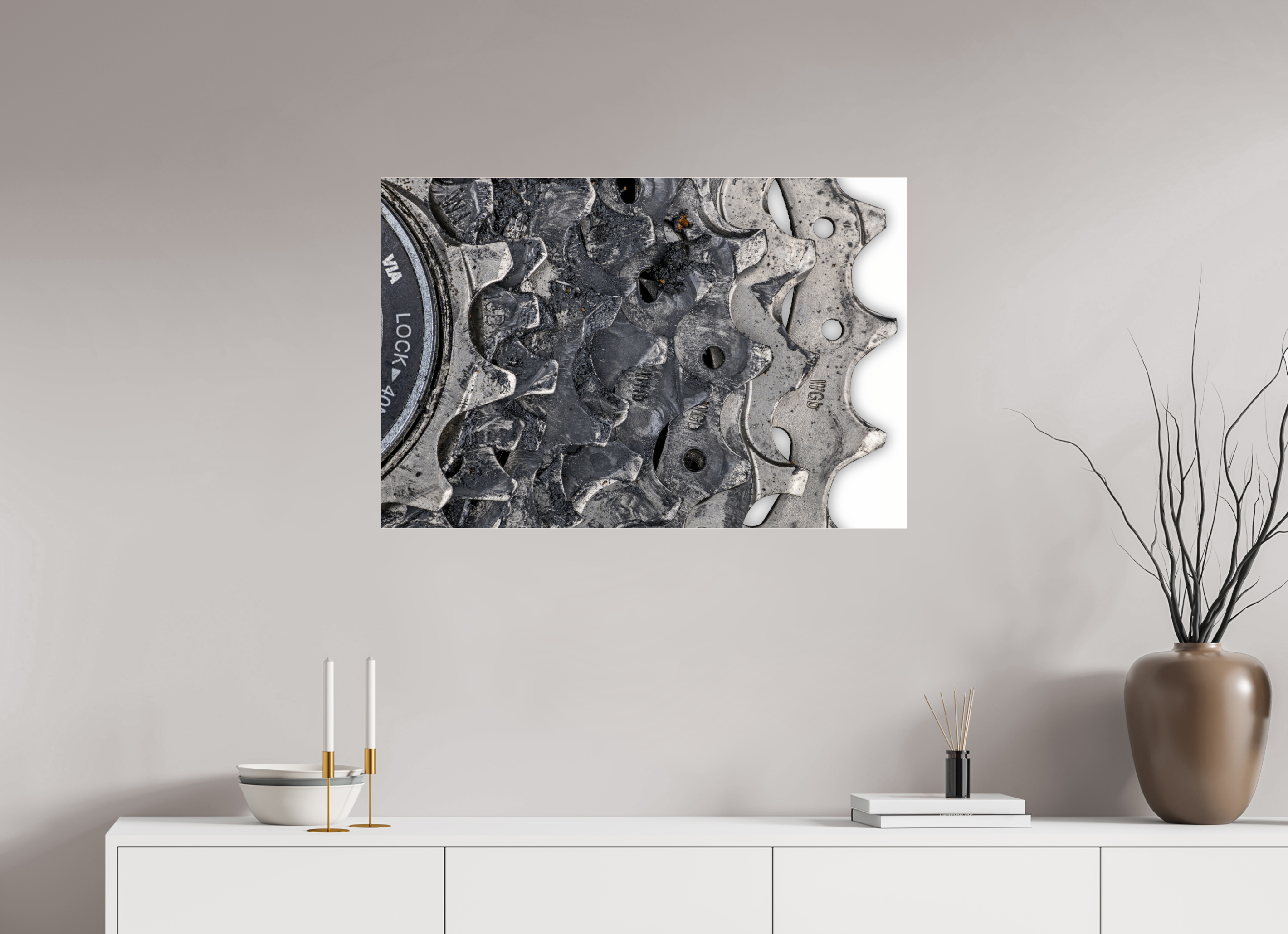 90 x 60 cm, Photo Print Under Acrylic Glass Cassette  - Detail