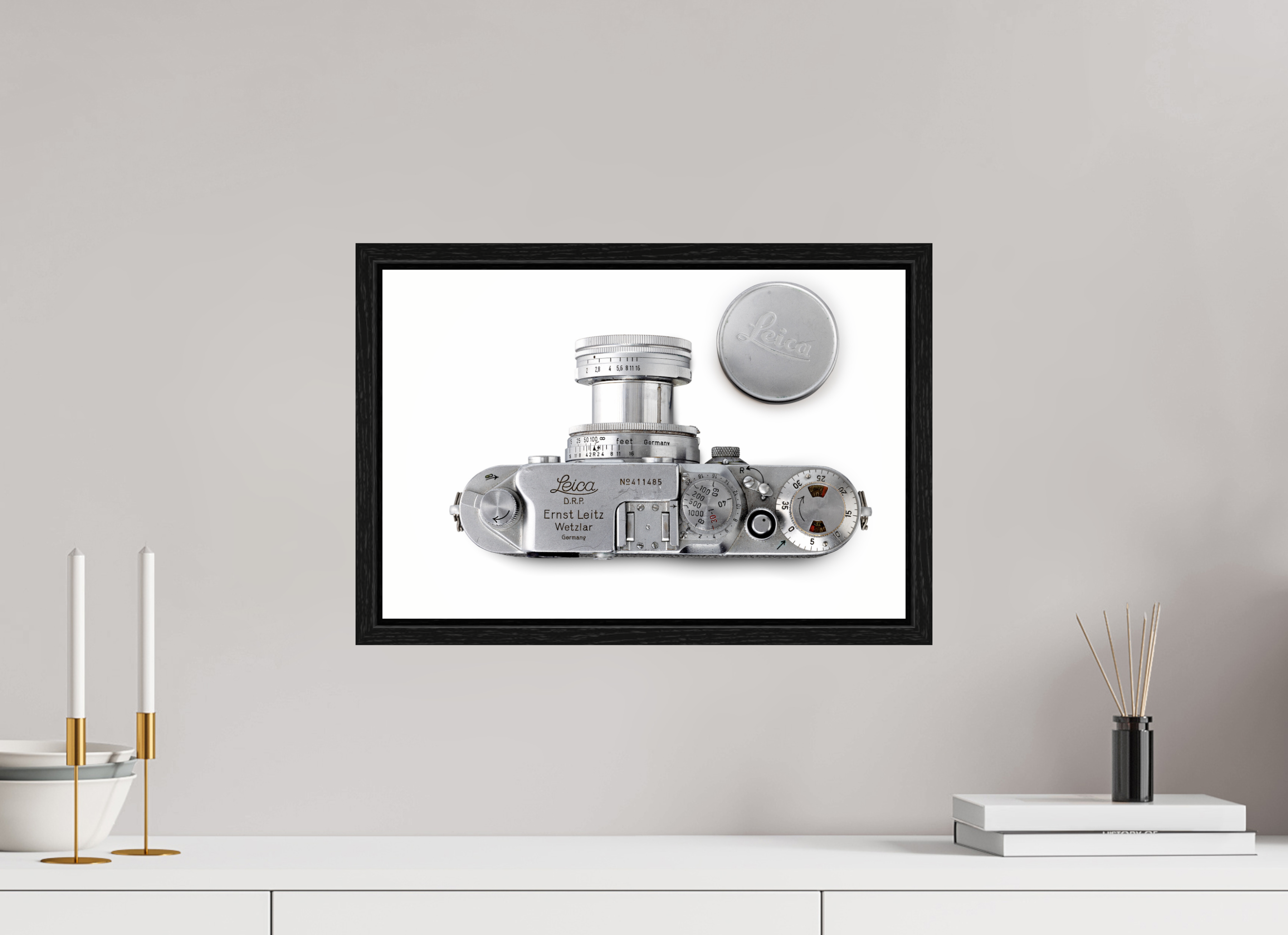 45 x 30 cm, Floater Frame Leica IIIc
