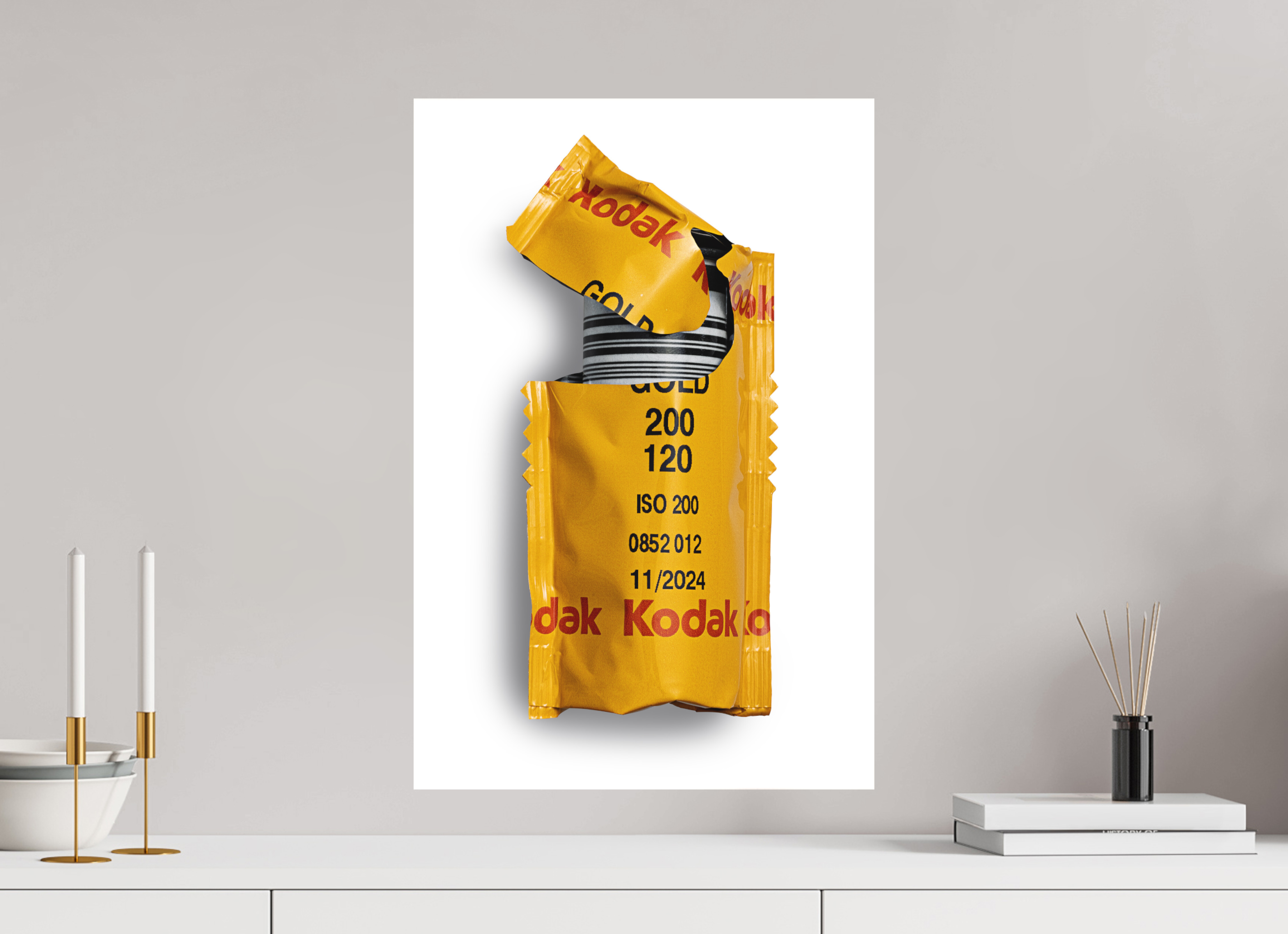 40 x 60 cm, Acrylglas Fine Art Pigmentdruck Film 120mm